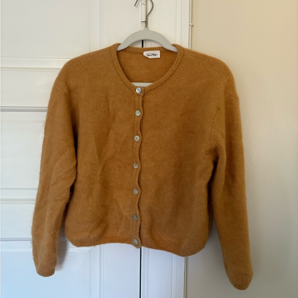 Orange cardigan